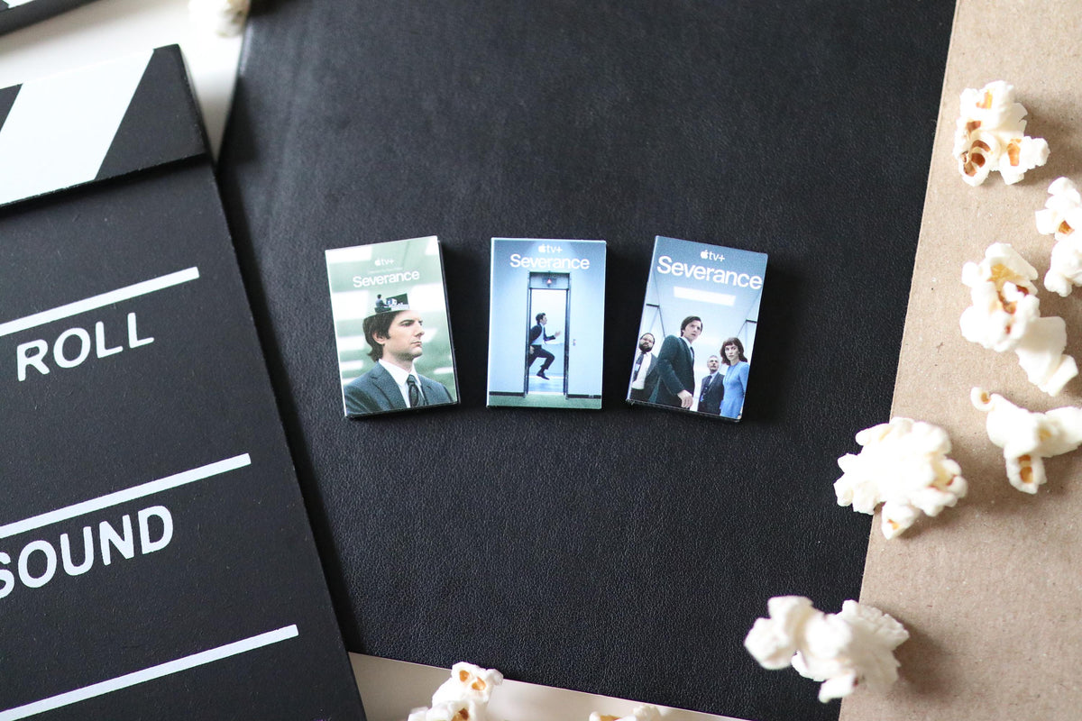 Mini Magnet Severance DVDs