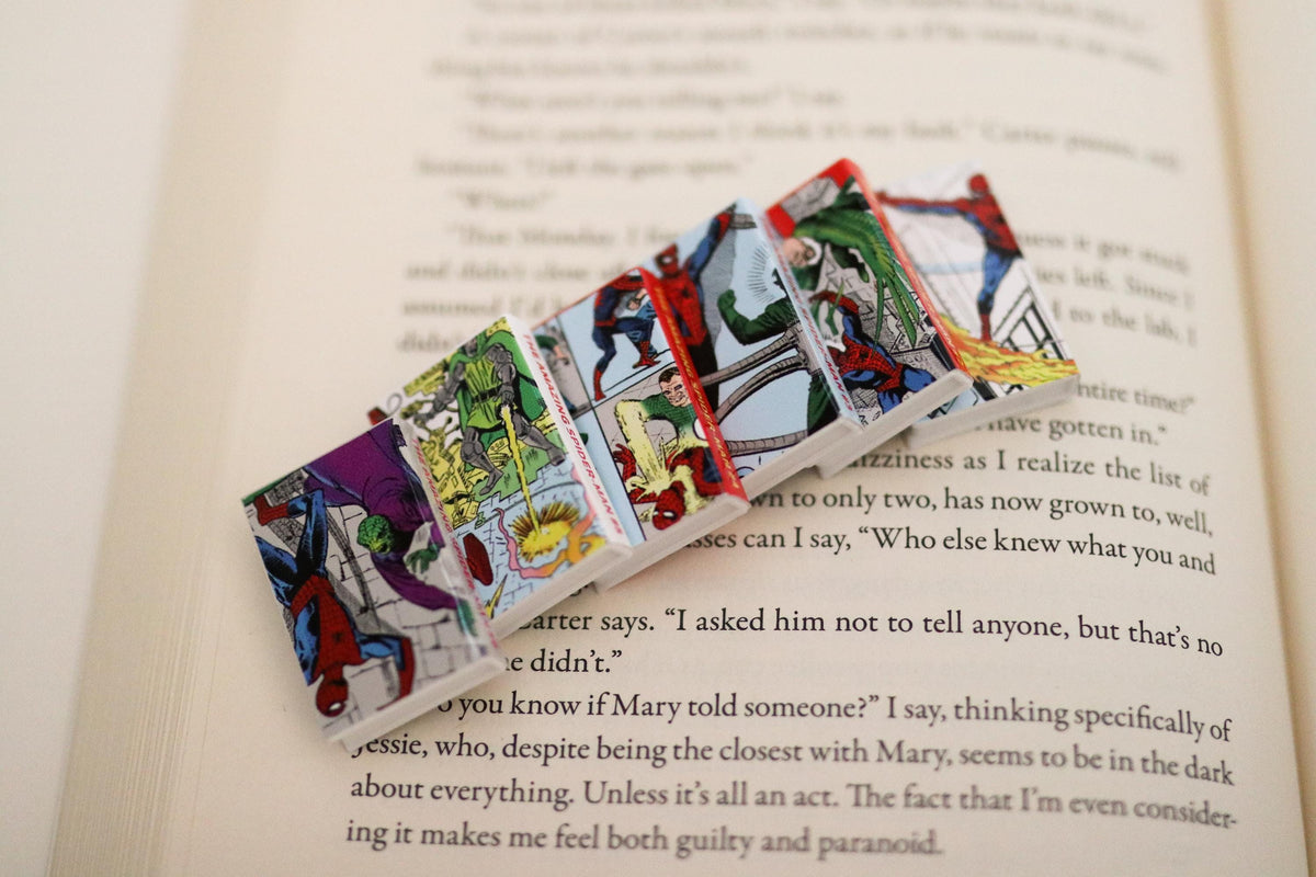 Mini Superhero Comic Books