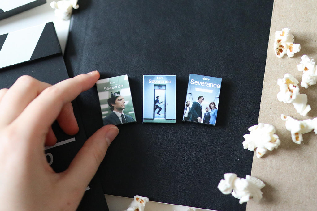 Mini Magnet Severance DVDs