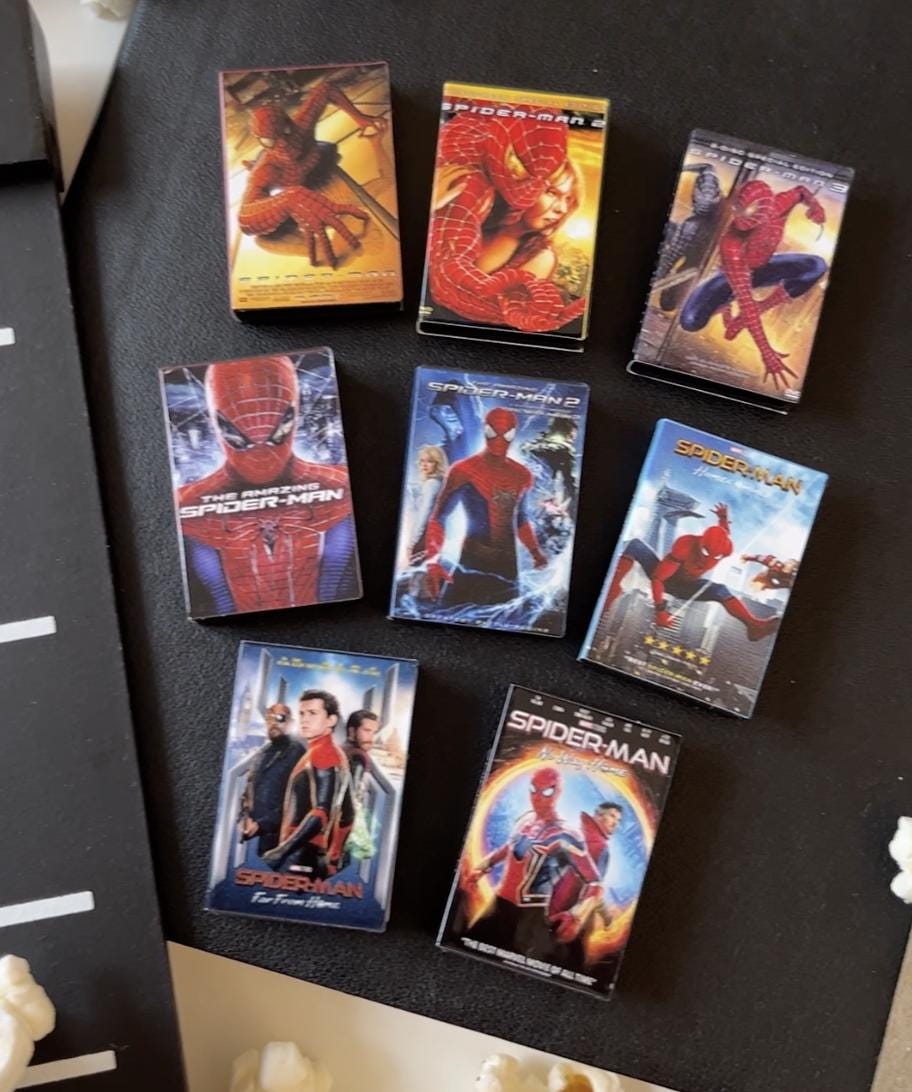 Mini Magnet Spider Superhero Movies