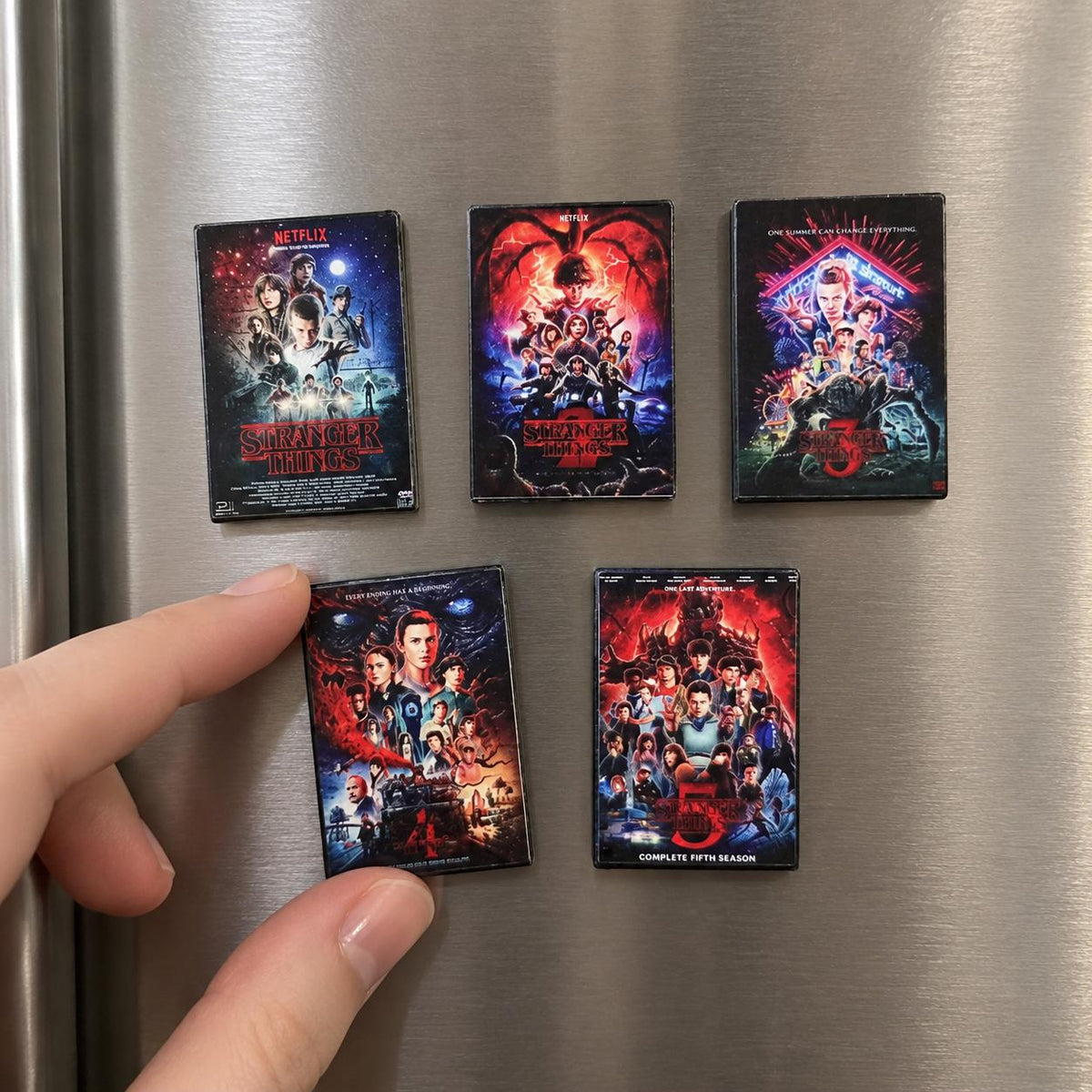 Mini Magnet Stranger DVDs