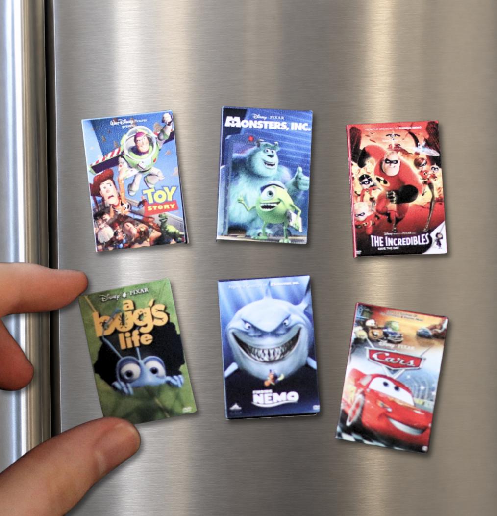 Mini Magnet Animated Movies