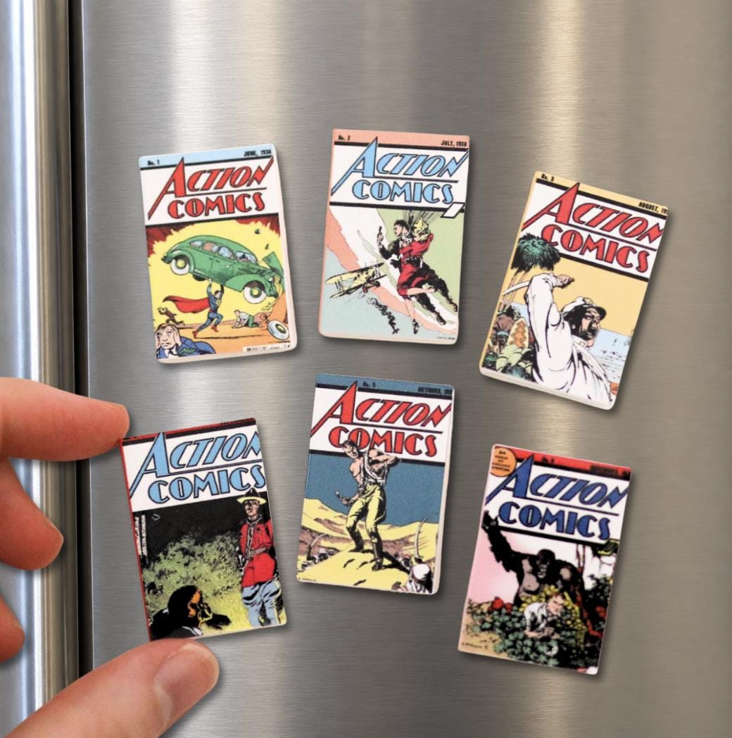 Mini Magnet Action Comics
