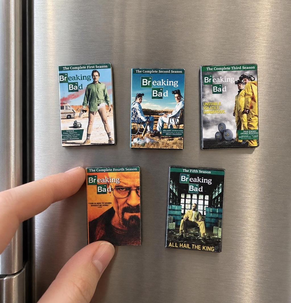Mini Magnet Breaking Bad DVDs