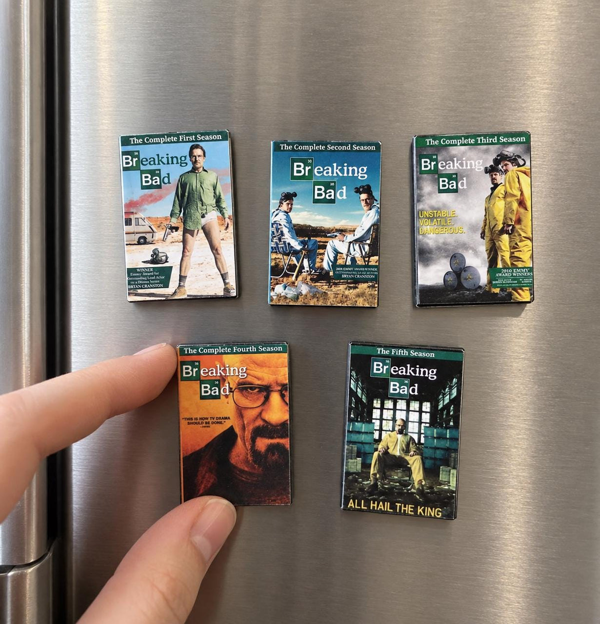 Mini Magnet Breaking Bad DVDs