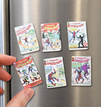 Mini Magnet Superhero Comic Books