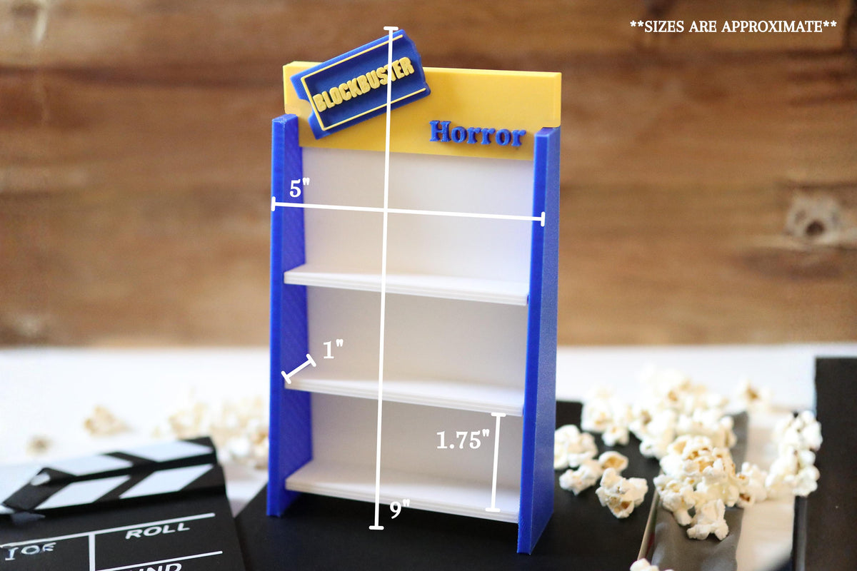 CUSTOM Mini Blockbuster Retro Shelf Vintage Display