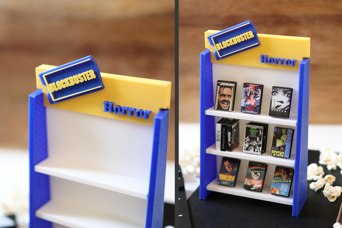 CUSTOM Mini Blockbuster Retro Shelf Vintage Display