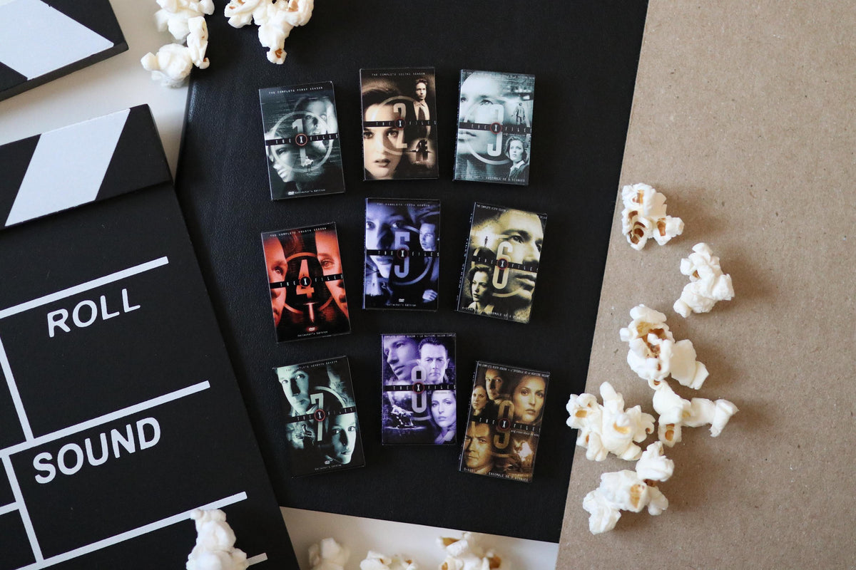 Mini Magnet X-Files DVDs