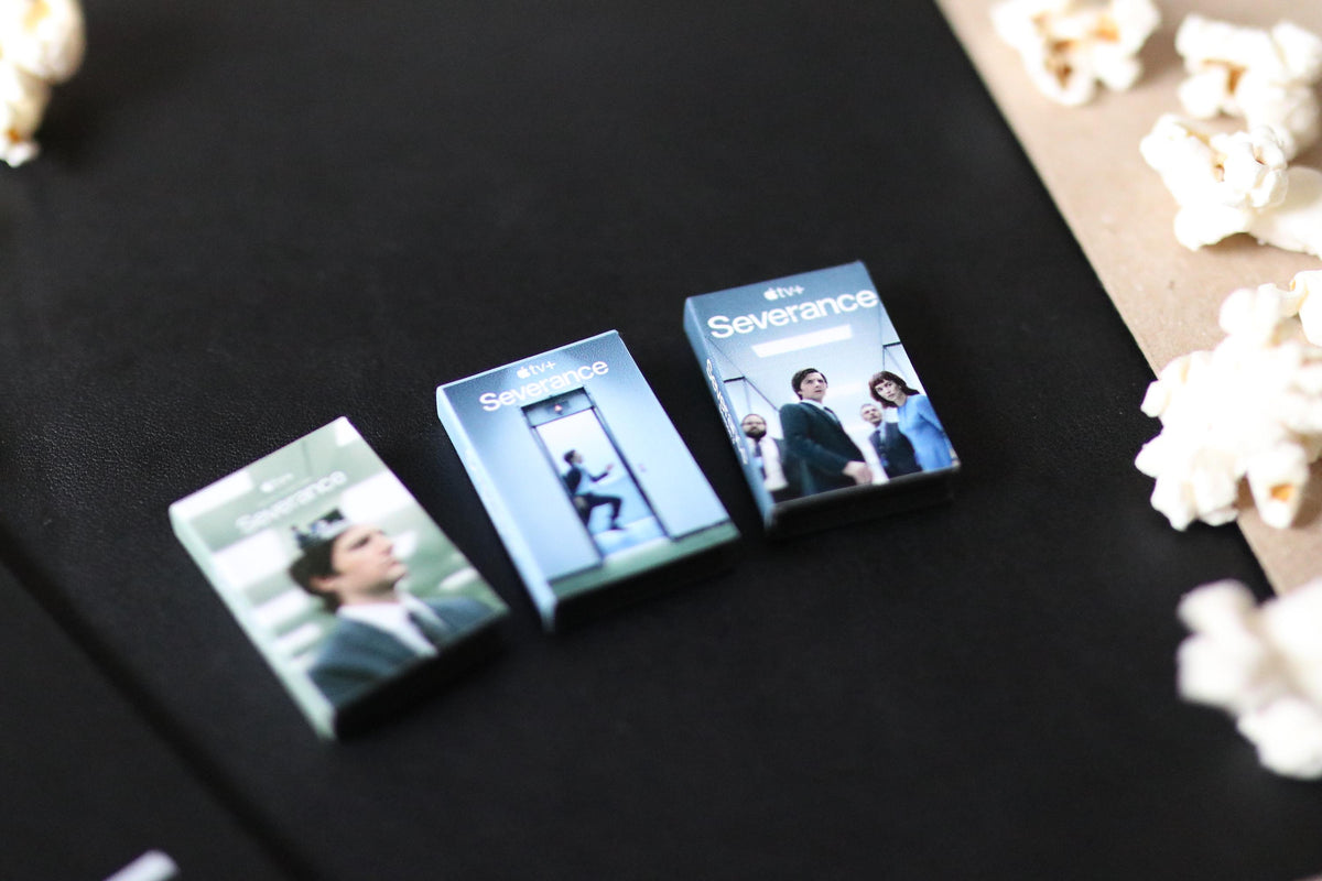 Mini Magnet Severance DVDs