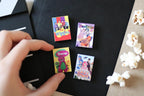 Mini Magnet Nostalgic Kids TV DVDs