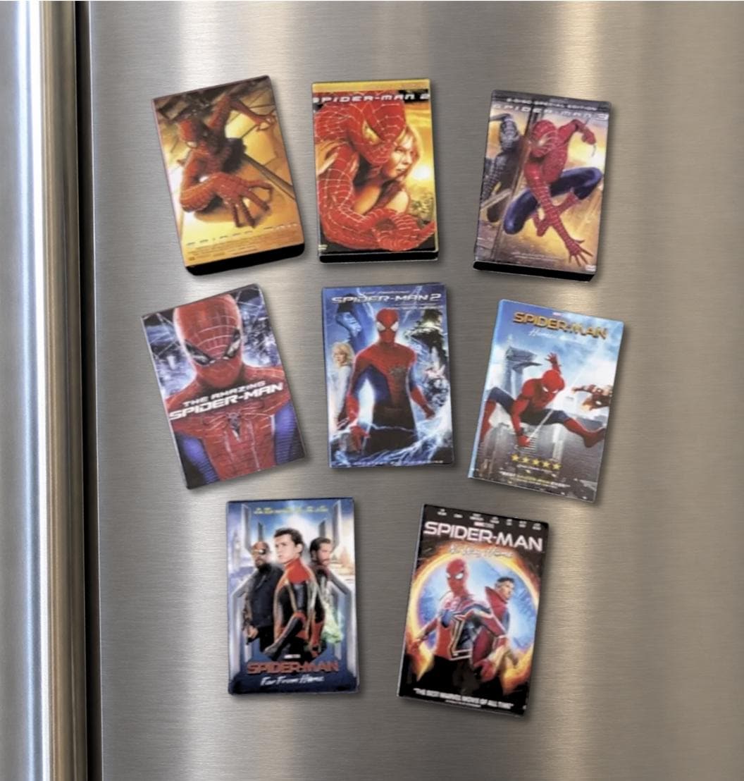 Mini Magnet Spider Superhero Movies