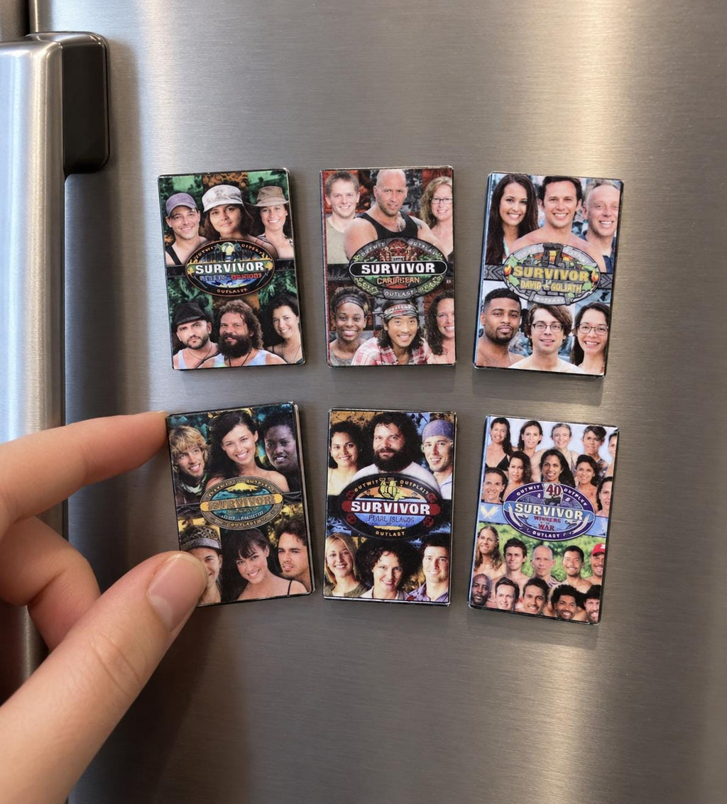 Mini Magnet Original Survivor DVDs