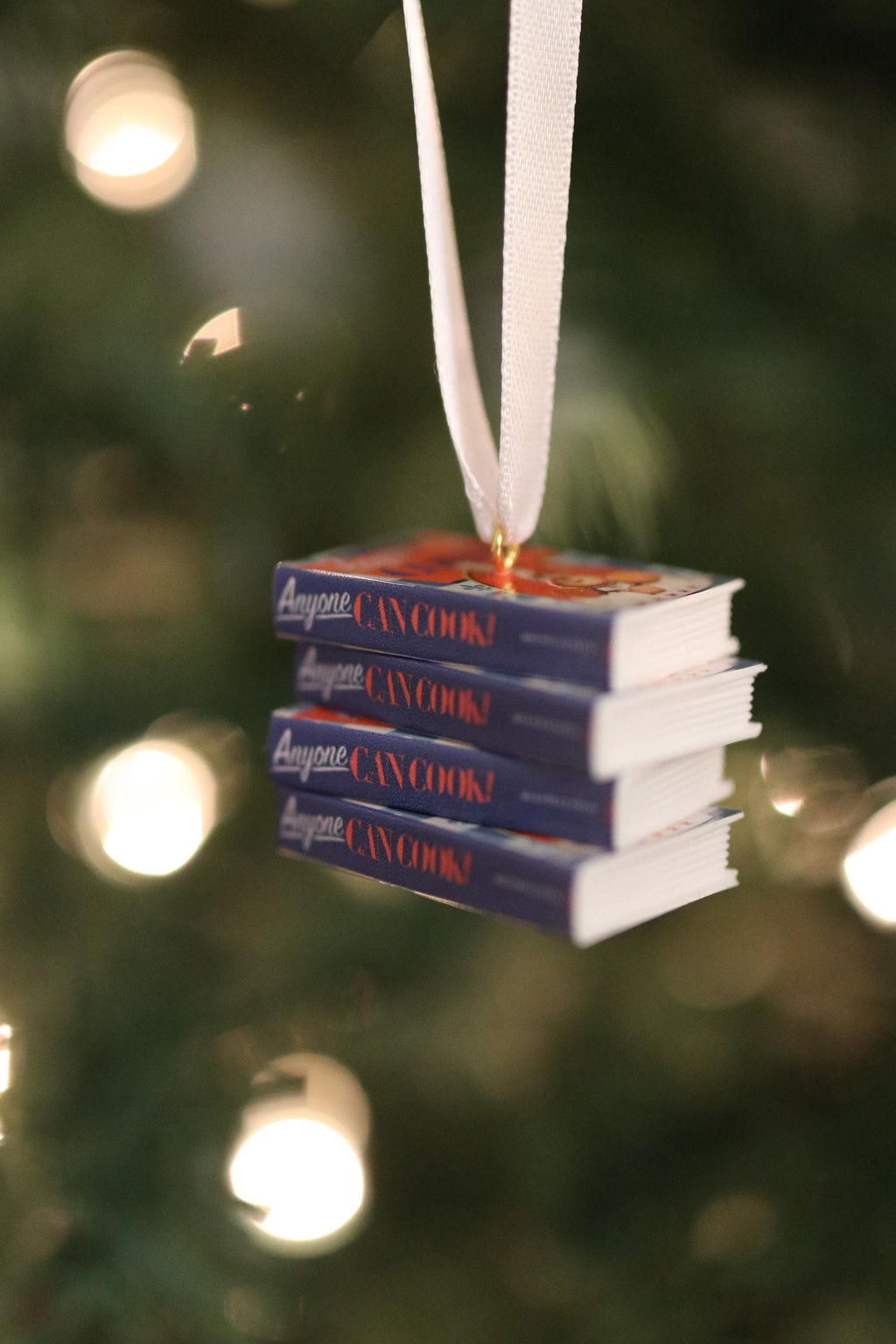 Anyone Can Cook Book Ornament
