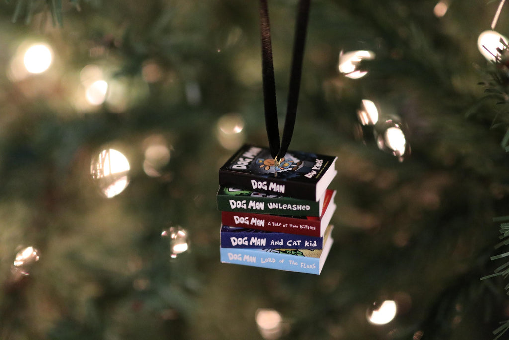 Dog Man Book Ornament