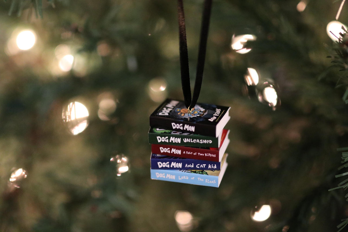 Dog Man Book Ornament