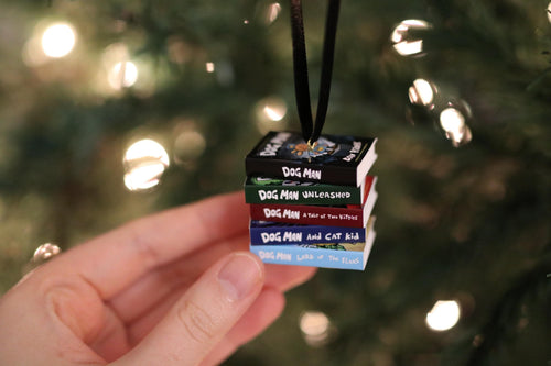 Dog Man Book Ornament