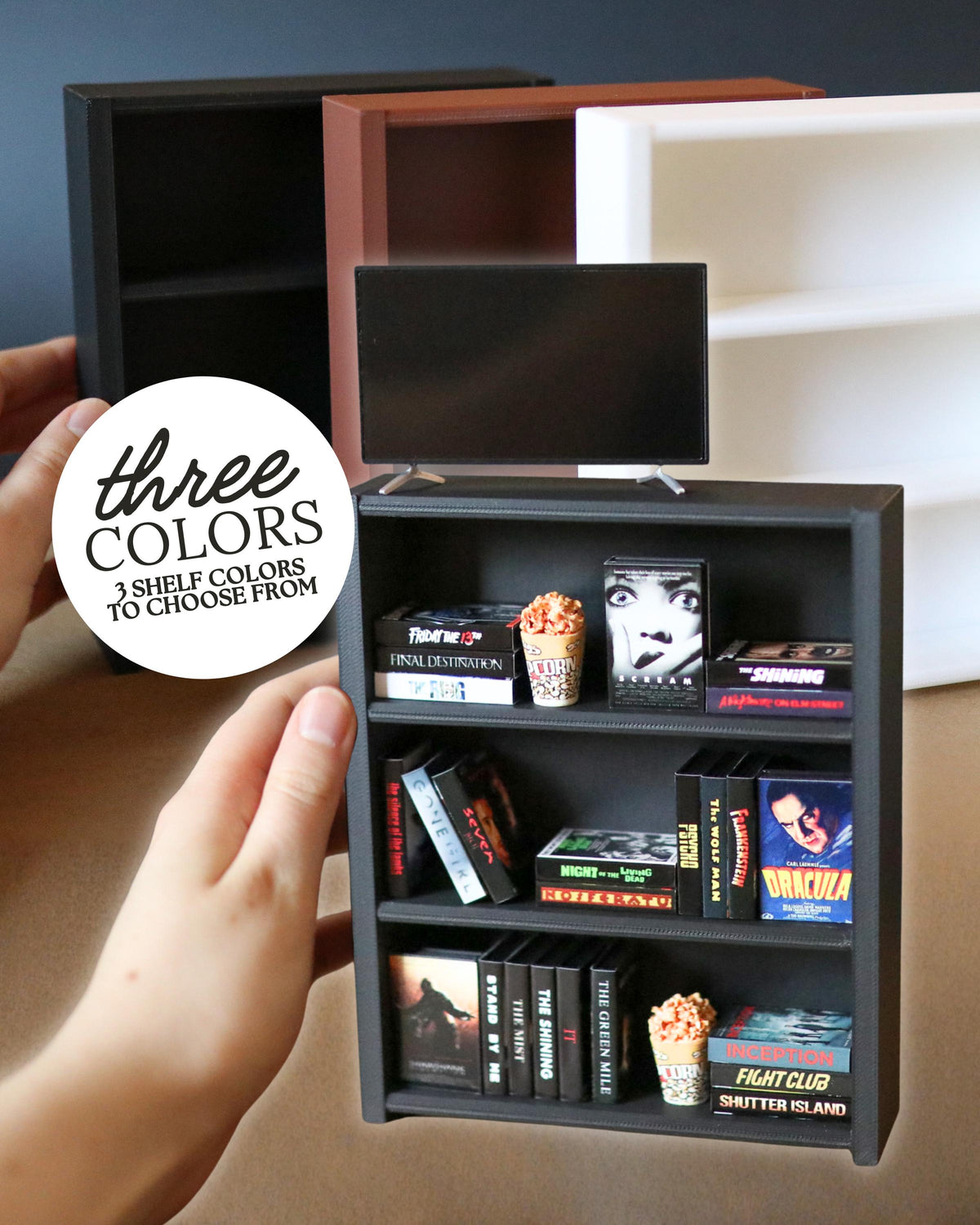 Mini VHS Shelf Vintage Display