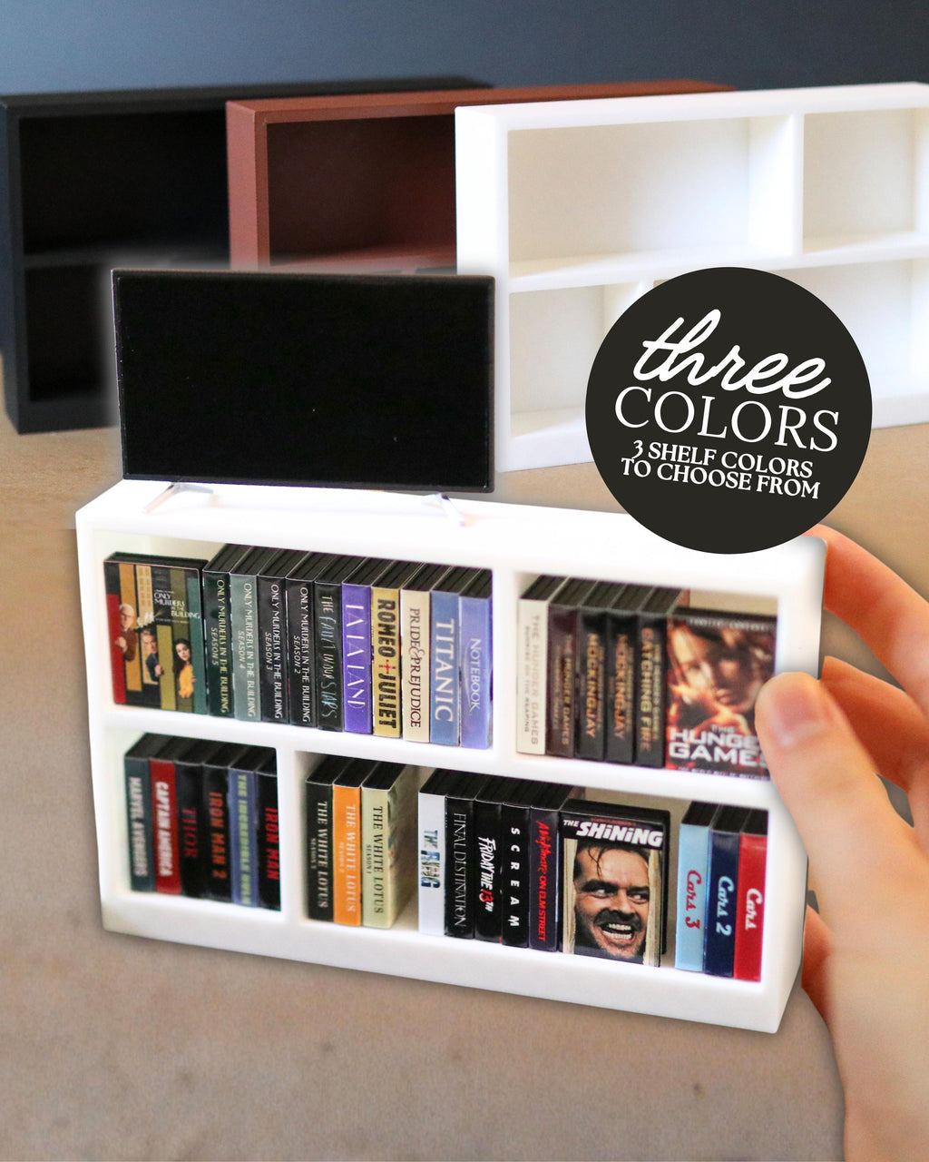 Mini VHS Shelf Modern Display