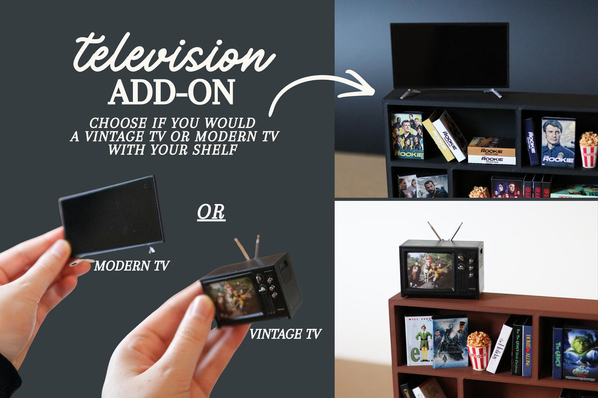 Mini VHS Shelf Modern Display