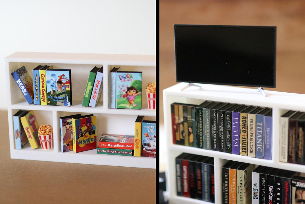 Mini VHS Shelf Modern Display