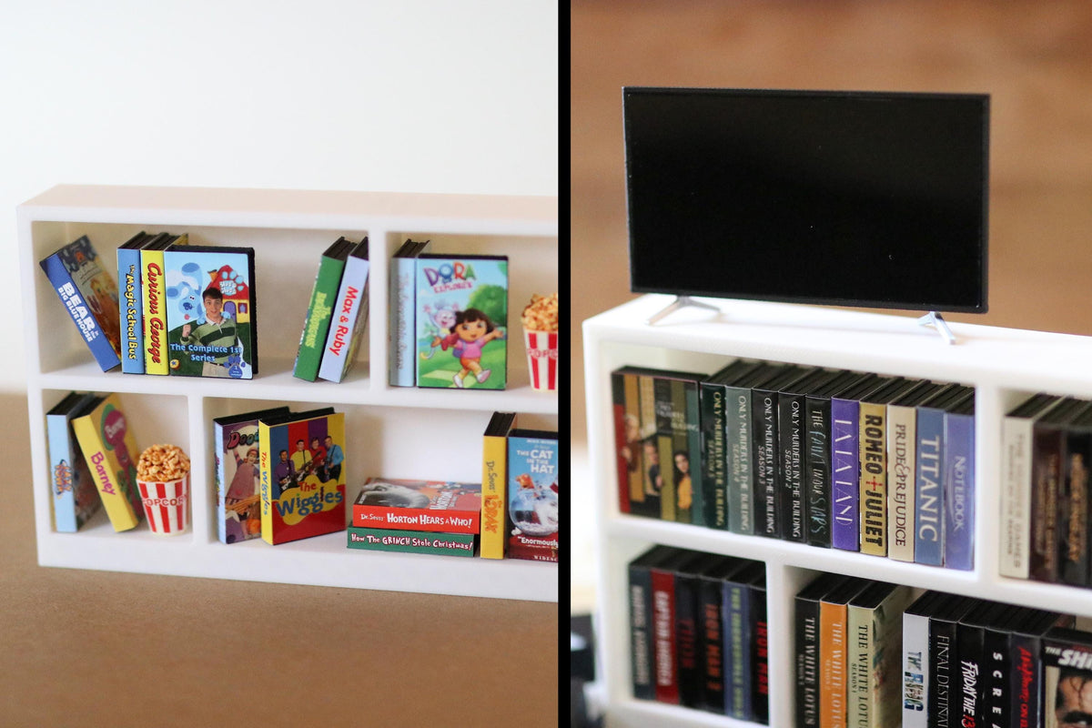 Mini VHS Shelf Modern Display