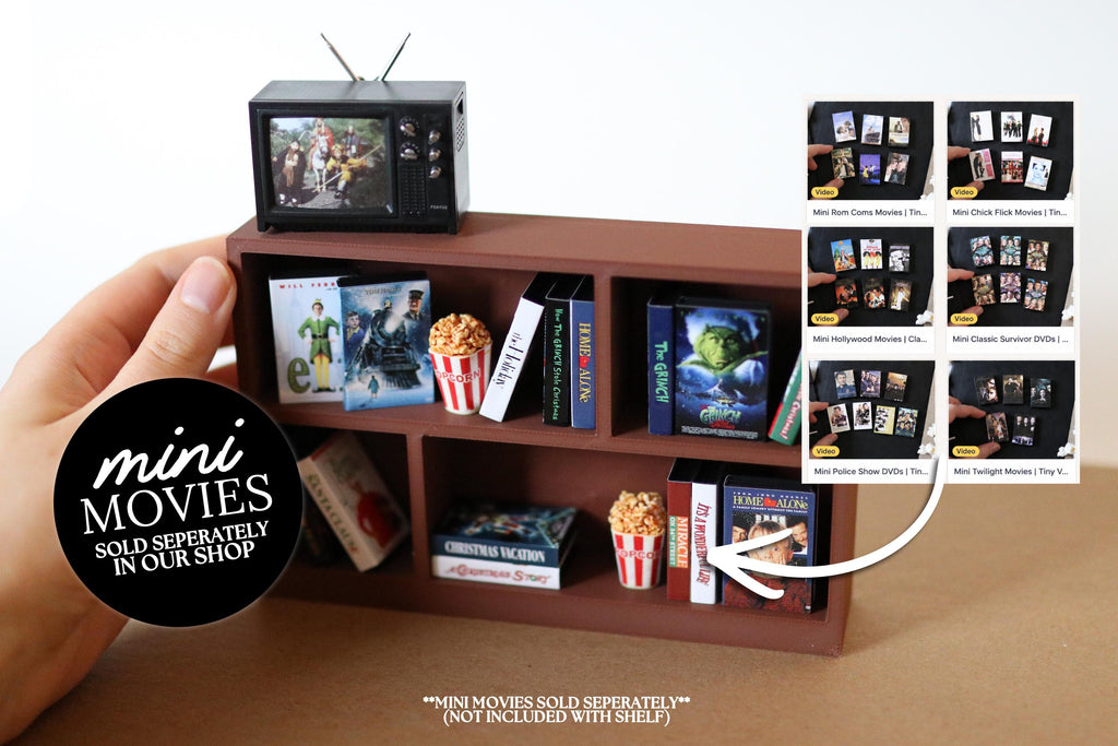 Mini VHS Shelf Modern Display