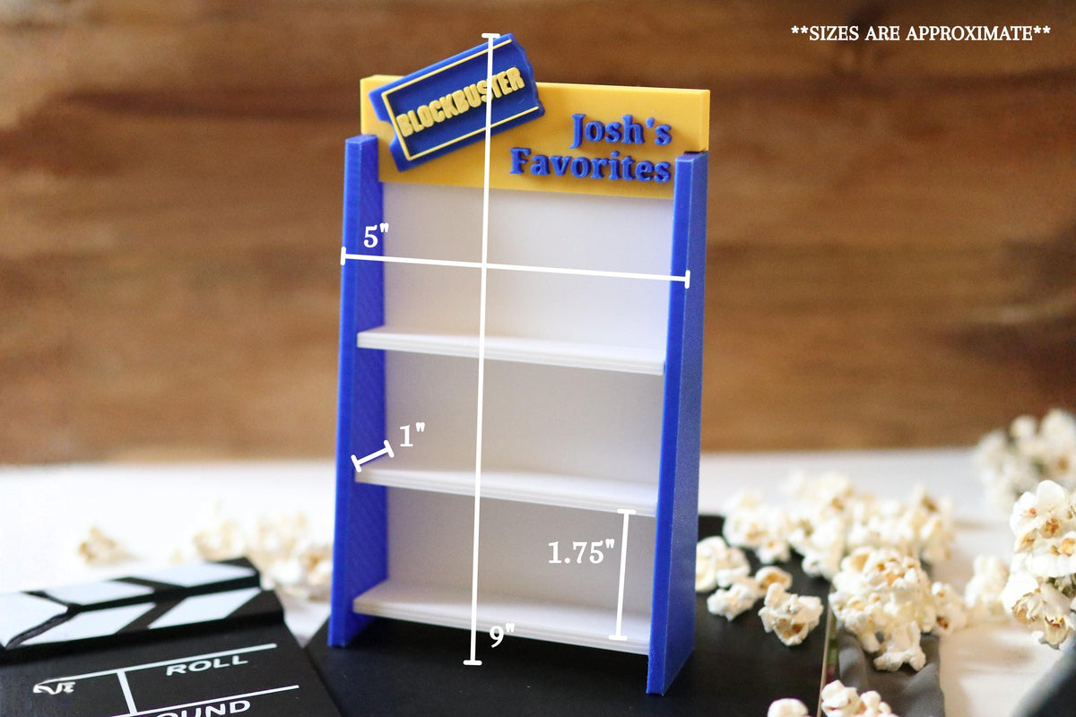 CUSTOM Mini Blockbuster Retro Shelf Vintage Display
