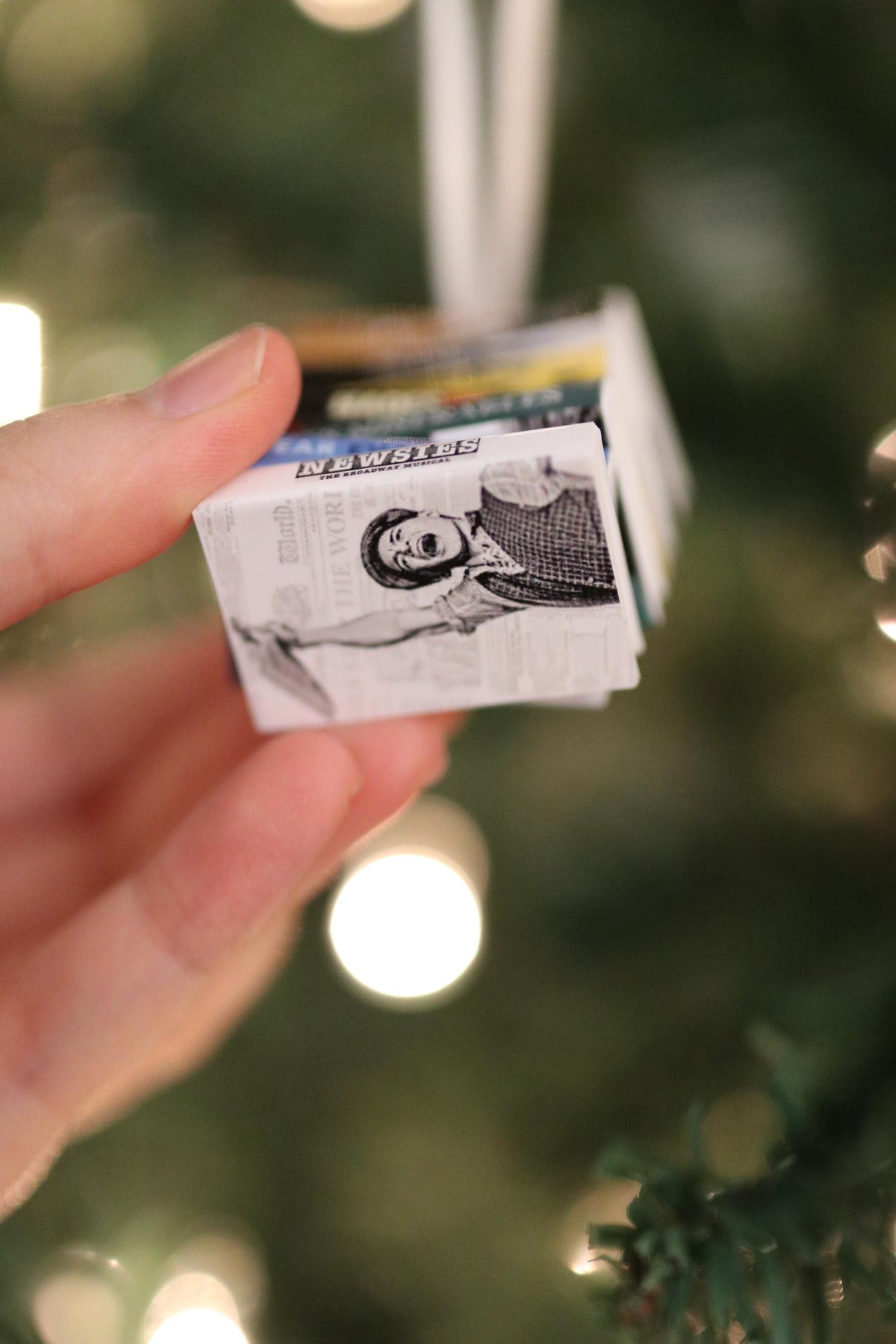 Broadway Program Ornament