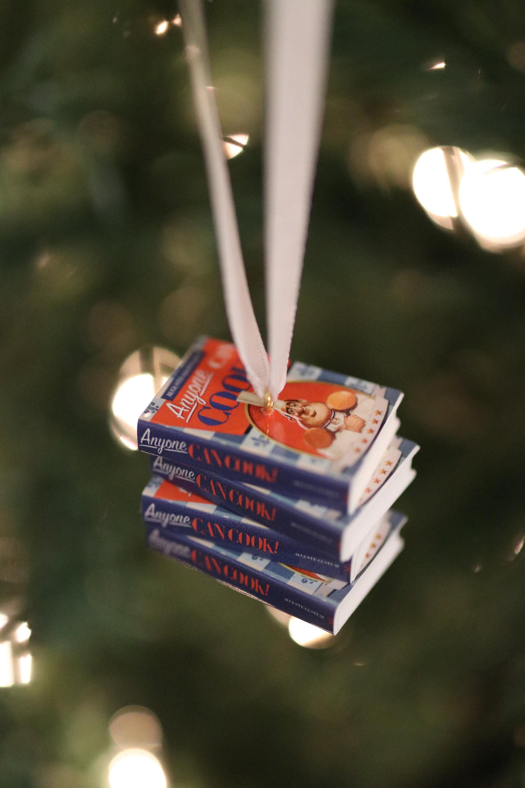 Anyone Can Cook Book Ornament