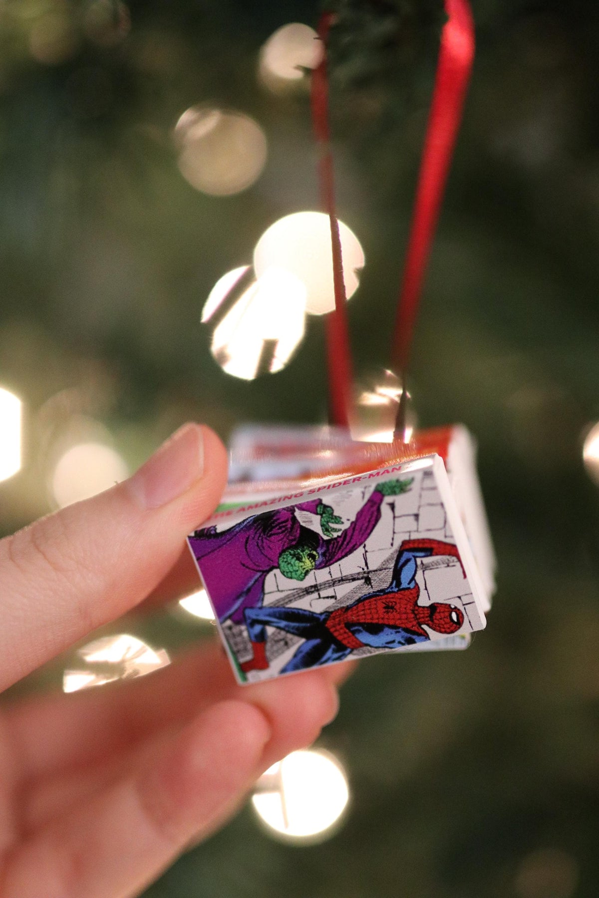 Superhero Comic Ornament