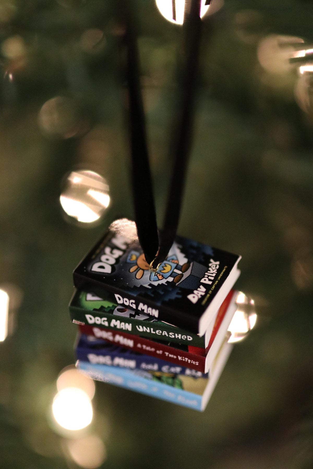 Dog Man Book Ornament