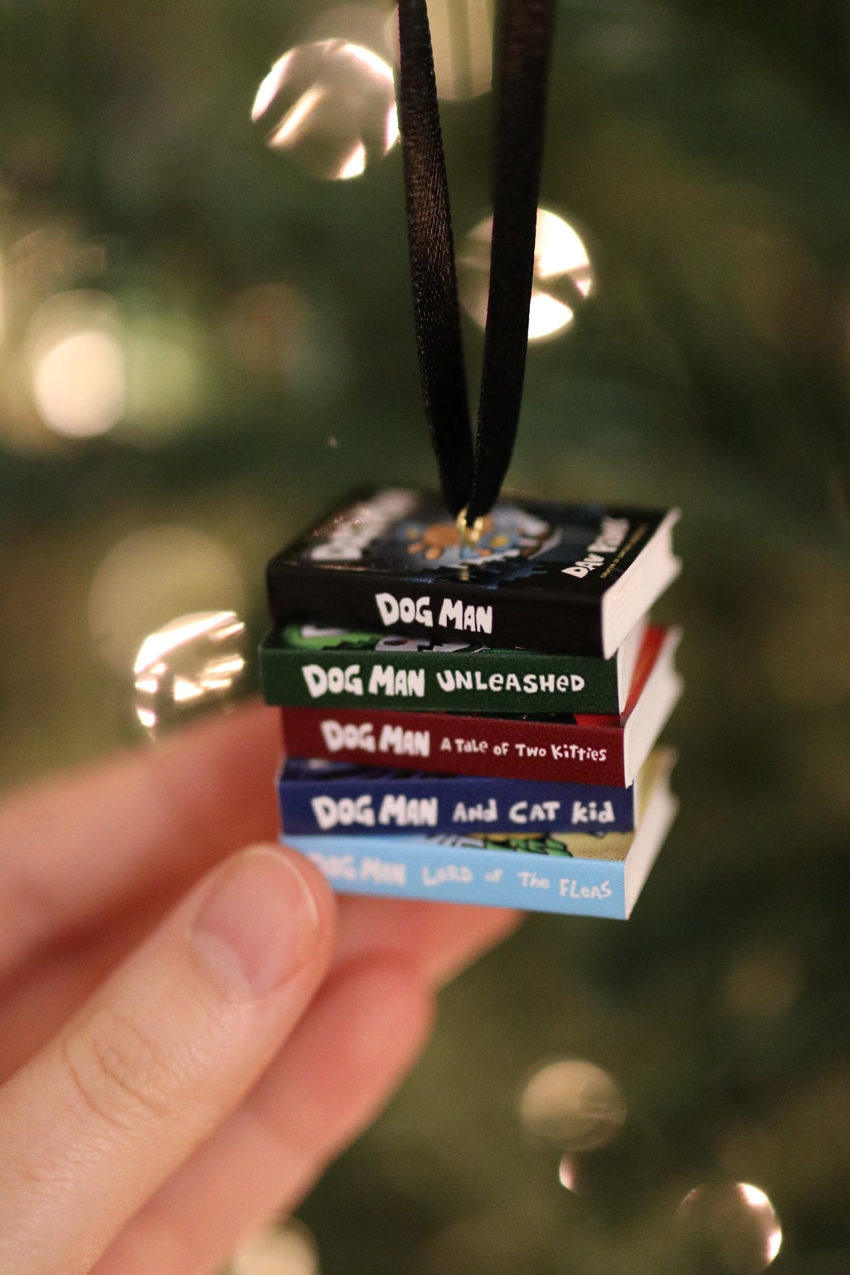 Dog Man Book Ornament