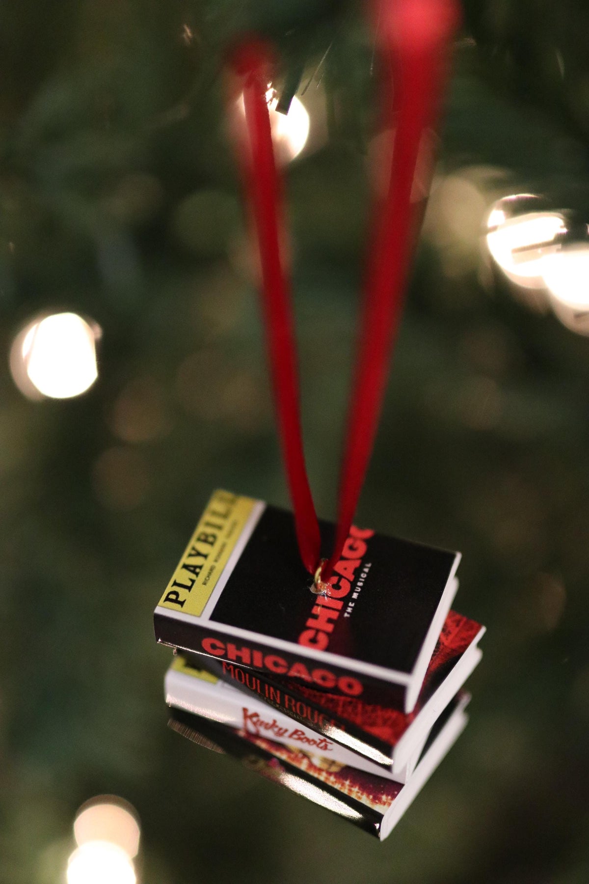 Broadway Program Ornament