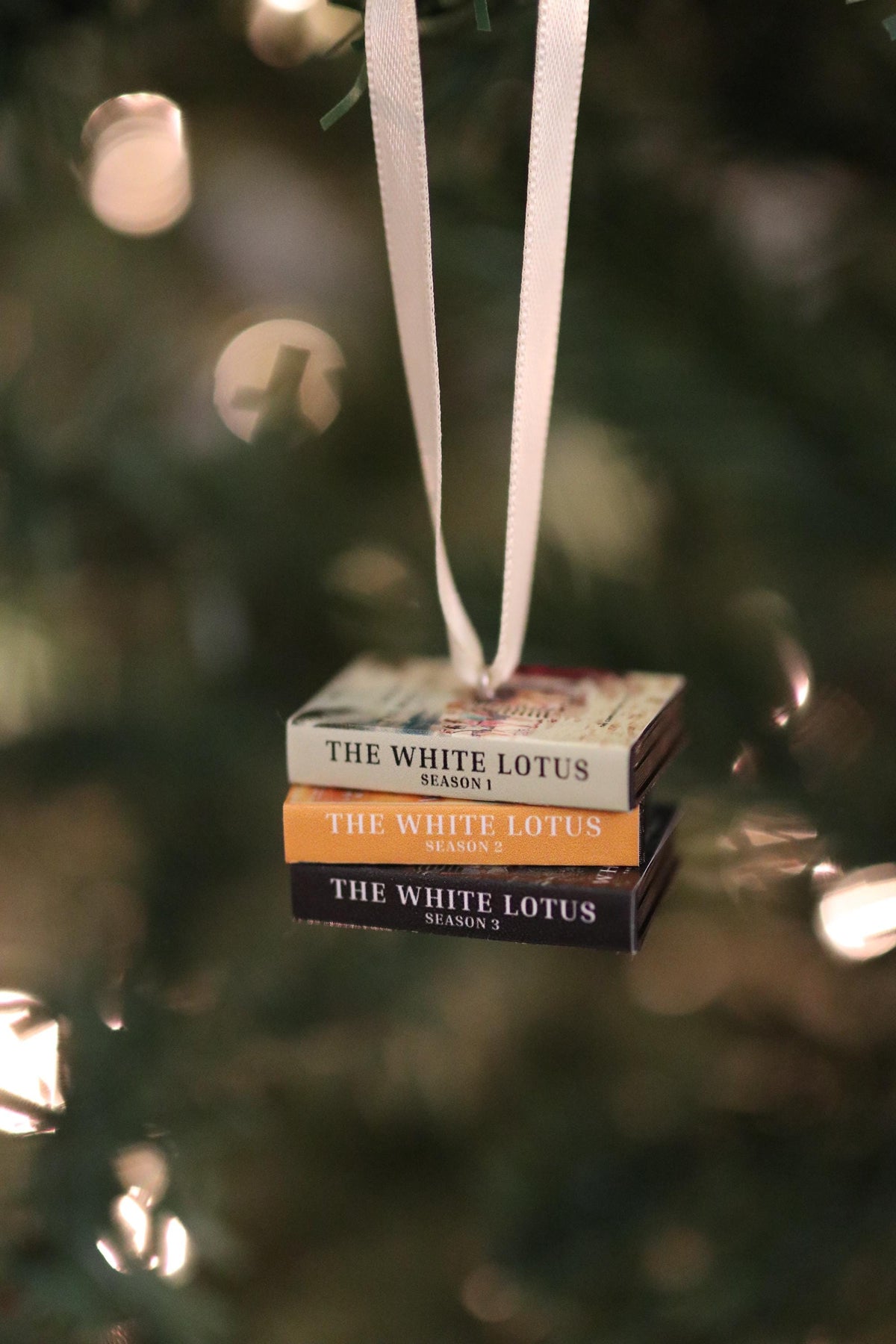 White Lotus Ornament