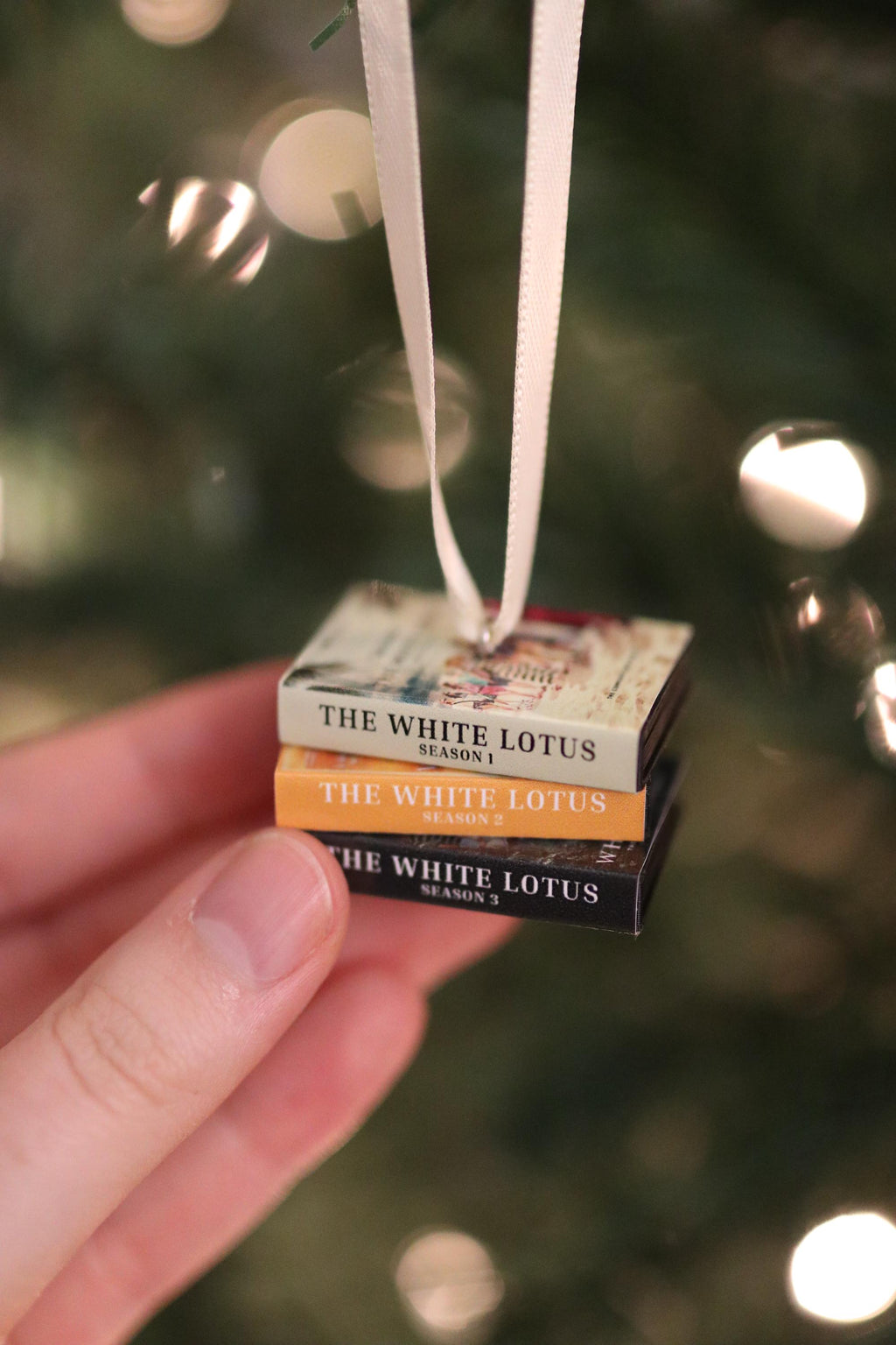 White Lotus Ornament